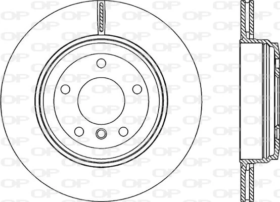 OPEN PARTS féktárcsa - BDR2199.20 - TothCarparts