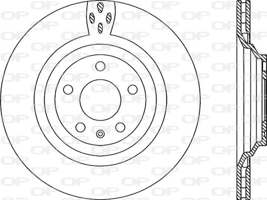 OPEN PARTS féktárcsa - BDR2201.20 - TothCarparts