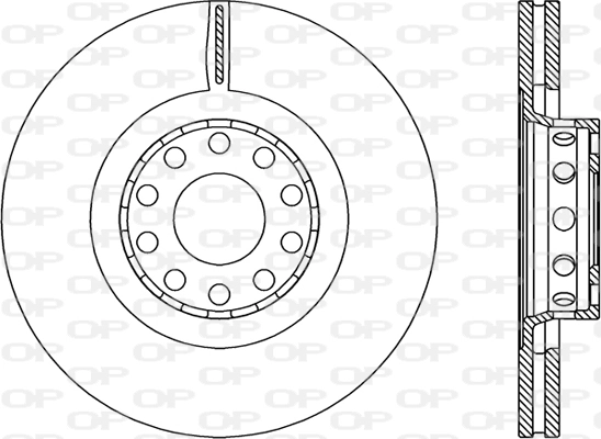 OPEN PARTS féktárcsa - BDR2206.20 - TothCarparts