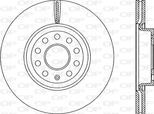 OPEN PARTS féktárcsa - BDR2207.20 - TothCarparts