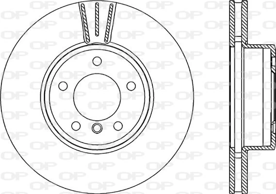 OPEN PARTS féktárcsa - BDR2215.20 - TothCarparts