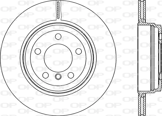 OPEN PARTS féktárcsa - BDR2221.20 - TothCarparts