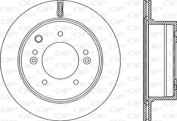 OPEN PARTS féktárcsa - BDR2241.20 - TothCarparts