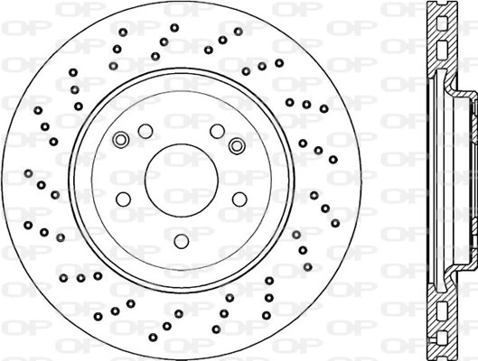 OPEN PARTS féktárcsa - BDR2244.25 - TothCarparts