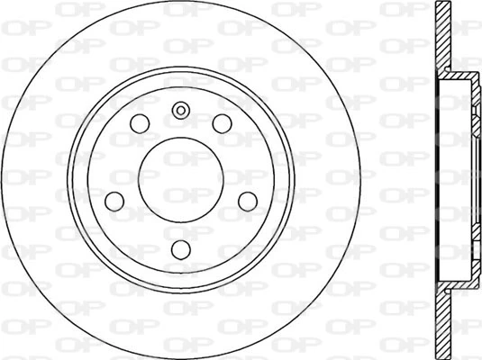 OPEN PARTS féktárcsa - BDR2261.10 - TothCarparts