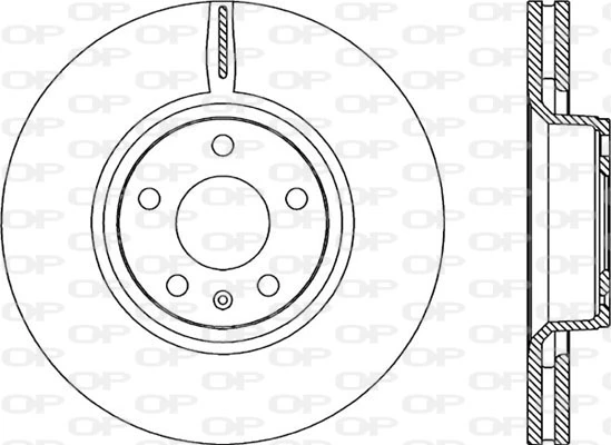 OPEN PARTS féktárcsa - BDR2269.20 - TothCarparts