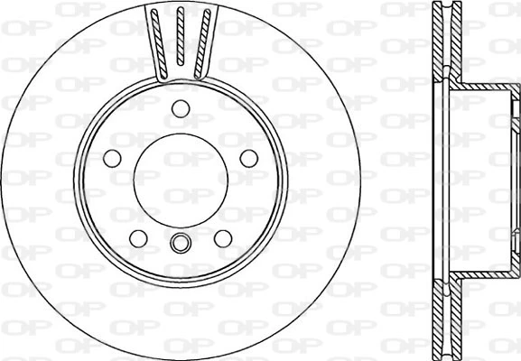 OPEN PARTS féktárcsa - BDR2275.20 - TothCarparts