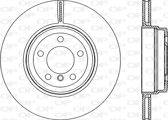 OPEN PARTS féktárcsa - BDR2279.20 - TothCarparts
