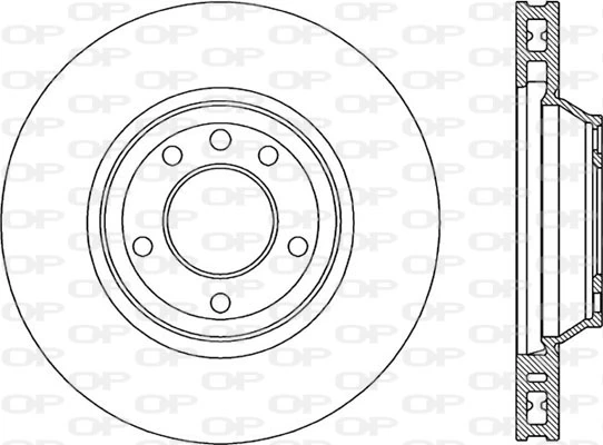 OPEN PARTS féktárcsa - BDR2299.20 - TothCarparts