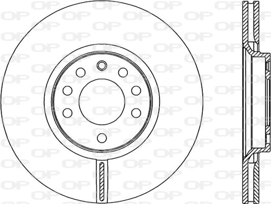 OPEN PARTS féktárcsa - BDR2301.20 - TothCarparts