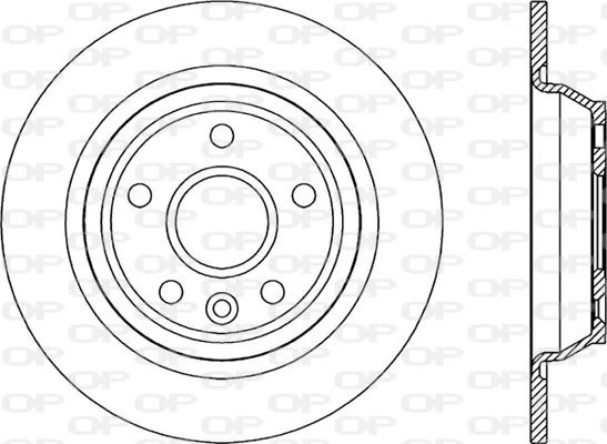 OPEN PARTS féktárcsa - BDR2303.10 - TothCarparts