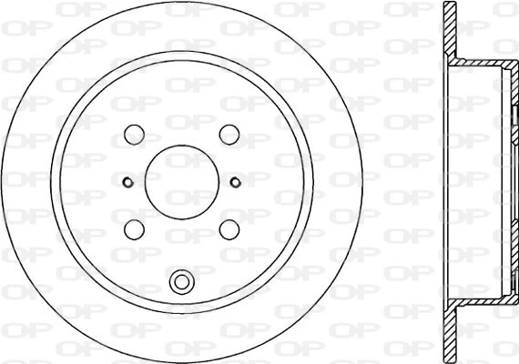 OPEN PARTS féktárcsa - BDR2312.10 - TothCarparts