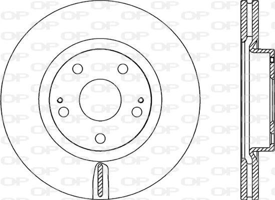 OPEN PARTS féktárcsa - BDR2318.20 - TothCarparts
