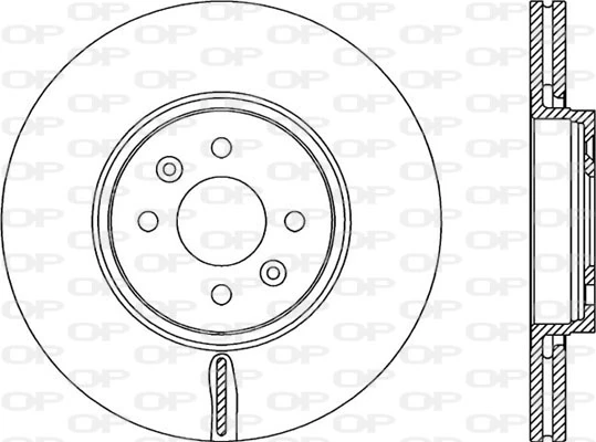OPEN PARTS féktárcsa - BDR2321.20 - TothCarparts