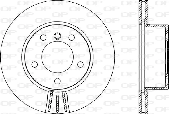 OPEN PARTS féktárcsa - BDR2328.20 - TothCarparts
