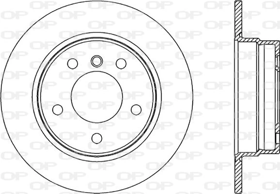 OPEN PARTS féktárcsa - BDR2333.10 - TothCarparts