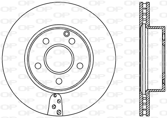 OPEN PARTS féktárcsa - BDR2391.20 - TothCarparts