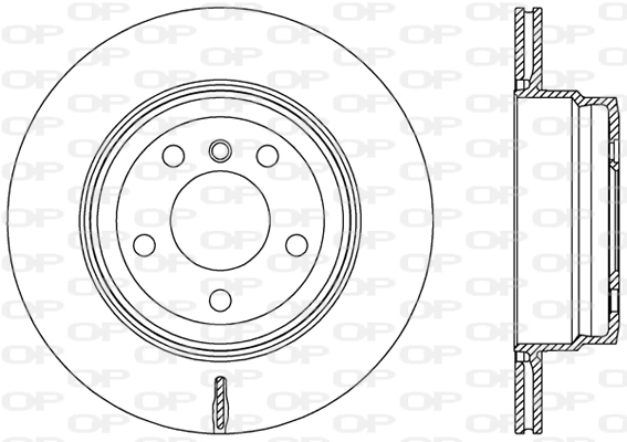 OPEN PARTS féktárcsa - BDR2465.20 - TothCarparts