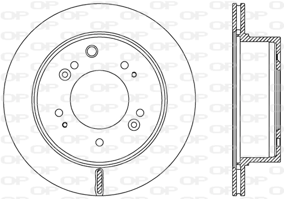 OPEN PARTS féktárcsa - BDR2483.20 - TothCarparts