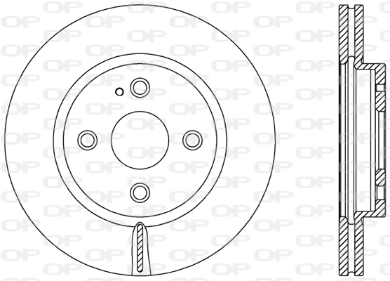 OPEN PARTS féktárcsa - BDR2490.20 - TothCarparts