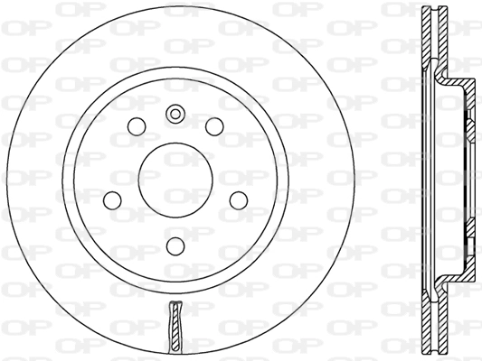OPEN PARTS féktárcsa - BDR2497.20 - TothCarparts