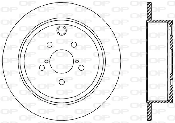 OPEN PARTS féktárcsa - BDR2541.10 - TothCarparts