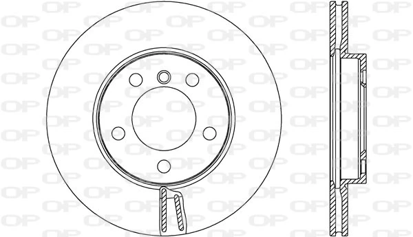 OPEN PARTS féktárcsa - BDR2609.20 - TothCarparts