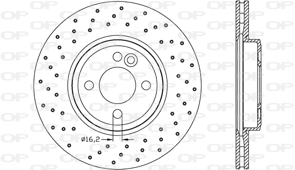 OPEN PARTS féktárcsa - BDR2614.20 - TothCarparts