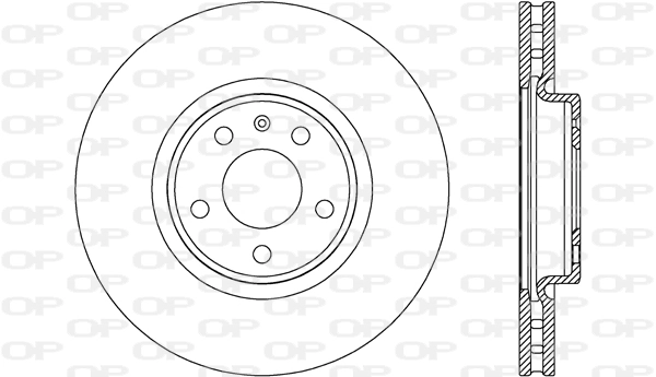 OPEN PARTS féktárcsa - BDR2617.20 - TothCarparts