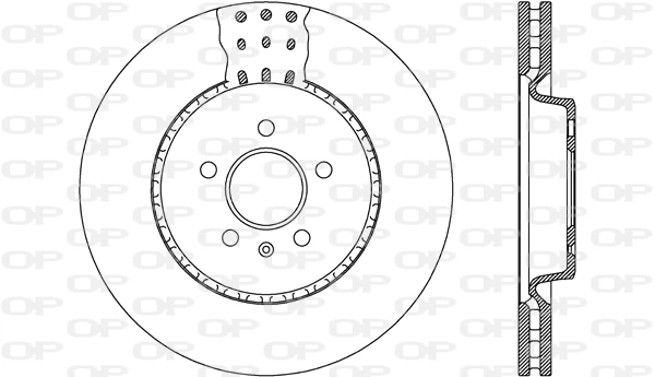 OPEN PARTS féktárcsa - BDR2619.20 - TothCarparts