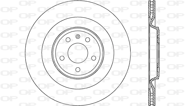 OPEN PARTS féktárcsa - BDR2620.20 - TothCarparts