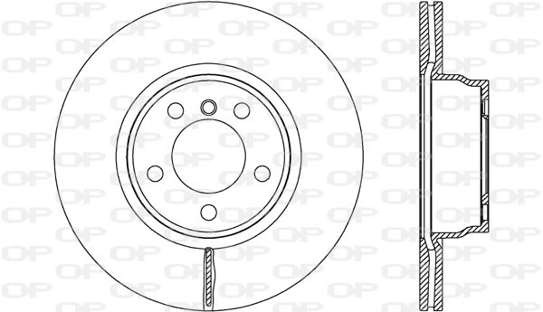 OPEN PARTS féktárcsa - BDR2625.20 - TothCarparts