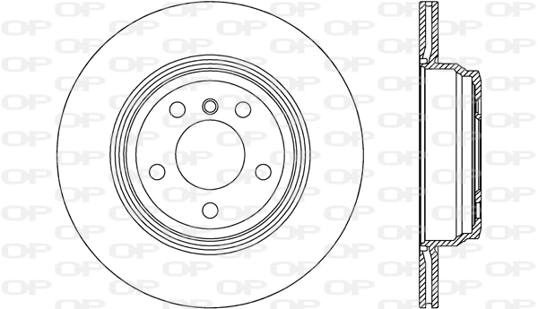 OPEN PARTS féktárcsa - BDR2627.20 - TothCarparts