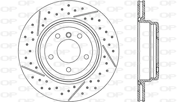 OPEN PARTS féktárcsa - BDR2628.20 - TothCarparts