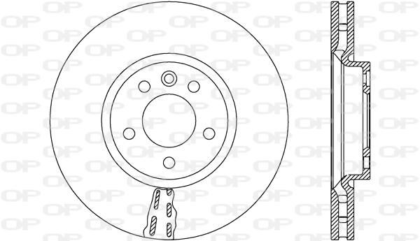 OPEN PARTS féktárcsa - BDR2664.20 - TothCarparts