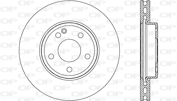 OPEN PARTS féktárcsa - BDR2701.20 - TothCarparts