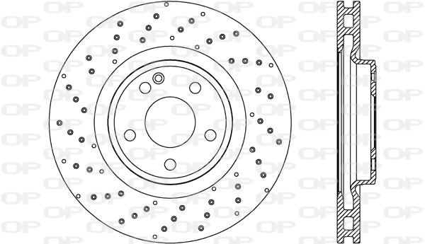 OPEN PARTS féktárcsa - BDR2704.20 - TothCarparts
