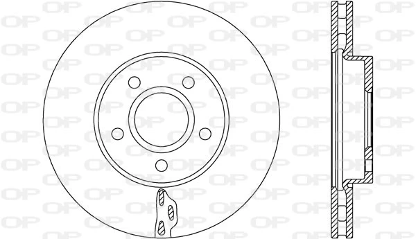 OPEN PARTS féktárcsa - BDR2739.20 - TothCarparts