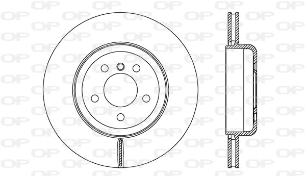 OPEN PARTS féktárcsa - BDR2746.20 - TothCarparts