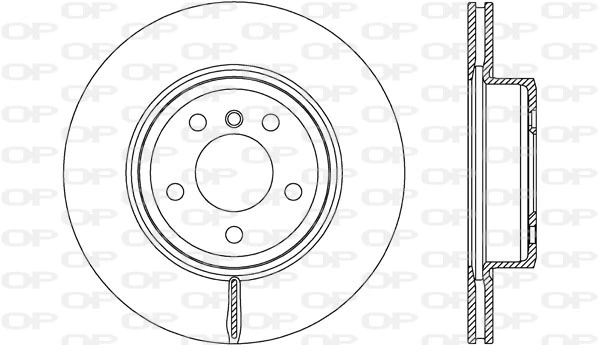 OPEN PARTS féktárcsa - BDR2749.20 - TothCarparts