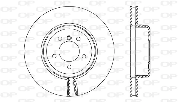 OPEN PARTS féktárcsa - BDR2753.20 - TothCarparts