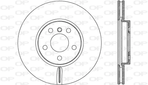 OPEN PARTS féktárcsa - BDR2761.20 - TothCarparts