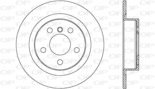 OPEN PARTS féktárcsa - BDR2762.10 - TothCarparts