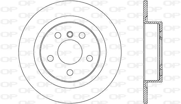 OPEN PARTS féktárcsa - BDR2763.20 - TothCarparts