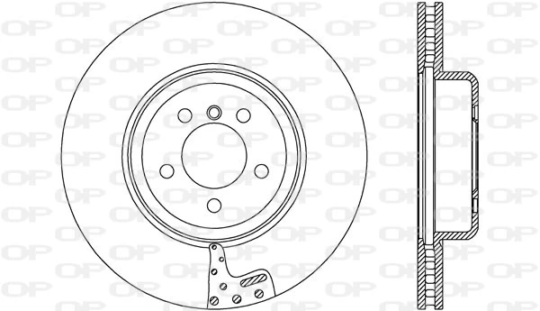 OPEN PARTS féktárcsa - BDR2767.20 - TothCarparts