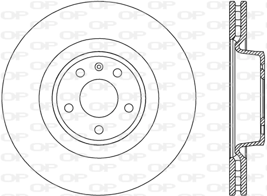 OPEN PARTS féktárcsa - BDR2784.20 - TothCarparts