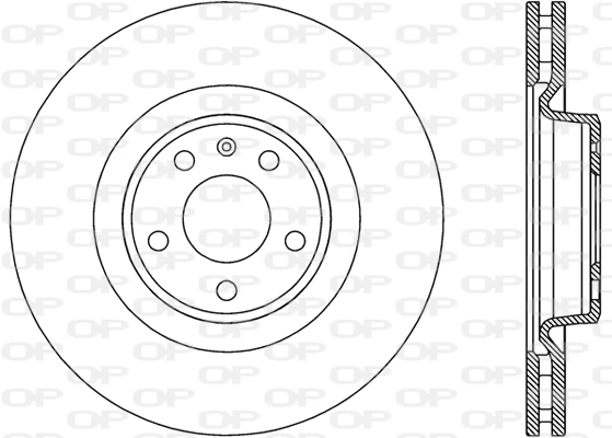 OPEN PARTS féktárcsa - BDR2817.20 - TothCarparts