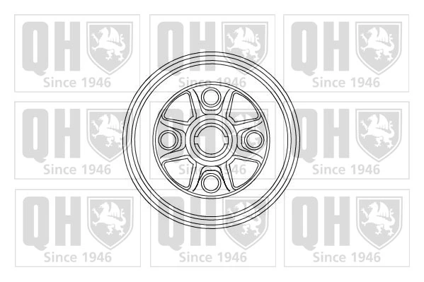 QUINTON HAZELL fékdob - BDR368 - TothCarparts