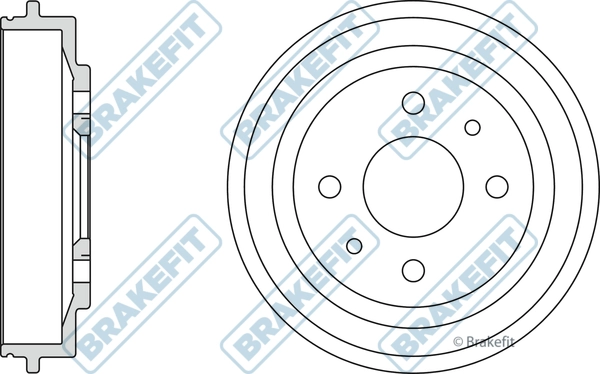 APEC fékdob - BDR9001 - TothCarparts