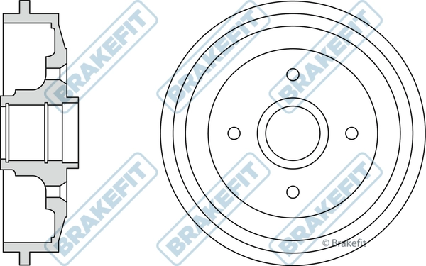 APEC fékdob - BDR9033 - TothCarparts